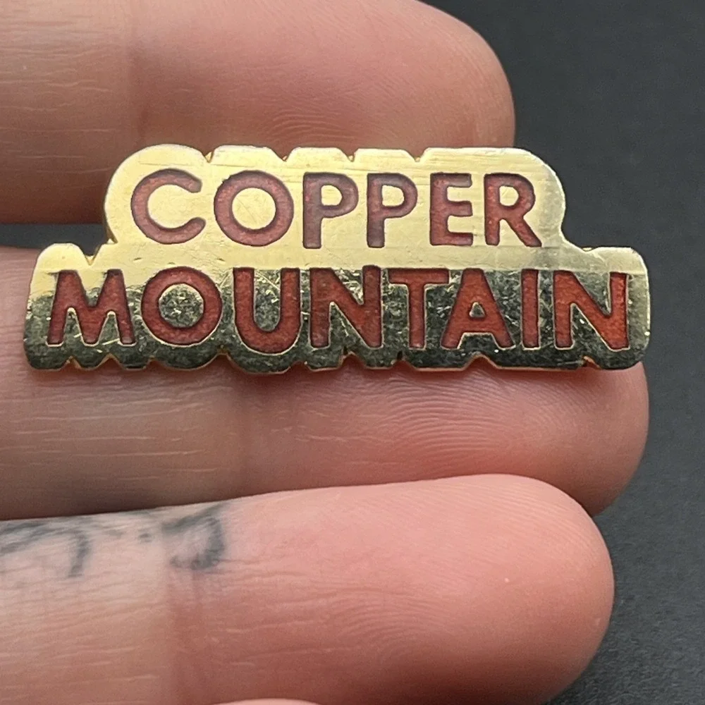 Vintage‎ Copper Mountain Frisco Colorado Lapel Hat Pin